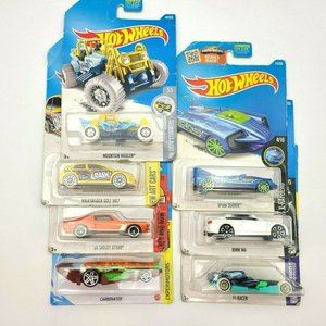 Lot of 7 Hot Wheels Street Collection BMW Velocita Volkswagen All NEW Sealed